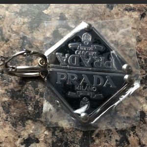 Prada Triangle earrings